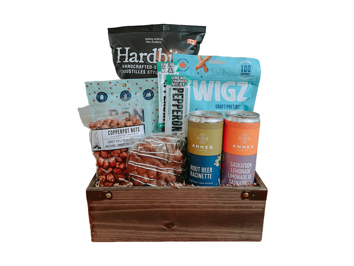 Snack Box Gift Basket by A Basket Case in Calgary Alberta