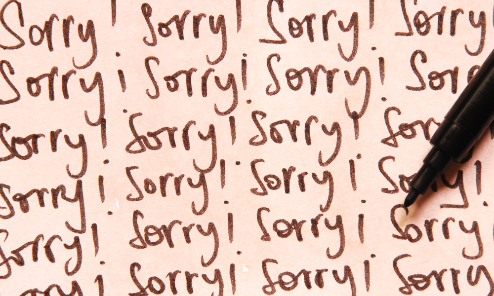 How to Say Sorry