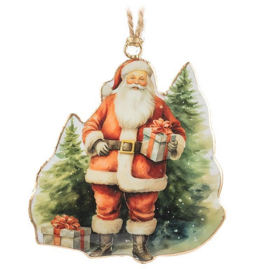 Vintage Santa Ornament