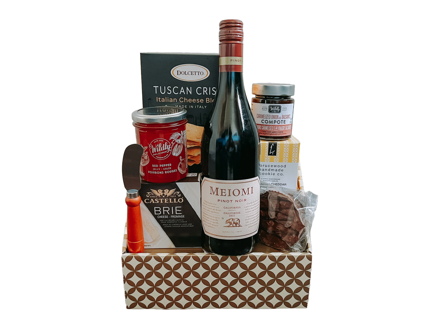 Wine & Cheese Gift Basket A Basket Case